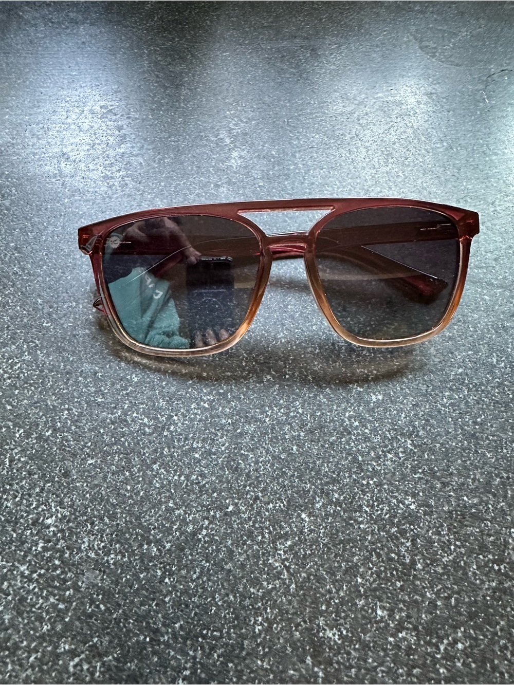 Women's Gradient Brown Square Sunglasses - Stylish Everyday Shades